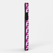 Roze midden eeuw psychedelische patroon monogramme Case-Mate iPhone case (Achterkant/rechts)