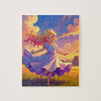 roze mij veld legpuzzel