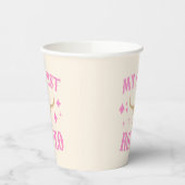 Roze mijn eerste Rodeo Cowgirl eerste verjaardag Papieren Bekers (Links)