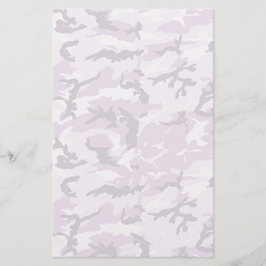 Roze militair patroon van Camouflage Briefpapier (Voorkant)