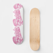 Roze militaire bride Camouflage Skateboard (Voorkant)