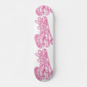 Roze militaire bride Camouflage Skateboard