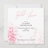 Roze Mimosas Bridal Shower Kaart (Voorkant)