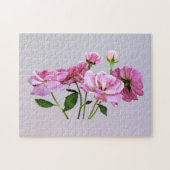 Roze Miniatuur Rozen Legpuzzel (Horizontaal)