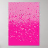 Roze minimalisme poster (Voorkant)