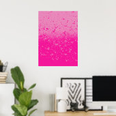 Roze minimalisme poster (Thuiskantoor)