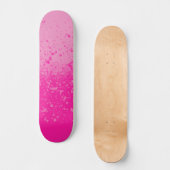 Roze minimalisme skateboard (Voorkant)