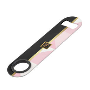 Roze Mint Abstract Populaire Collectie Speed Flessenopener
