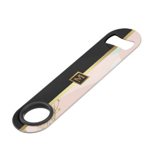 Roze Mint Abstract Trendy Collectie Speed Flessenopener