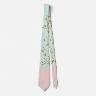 Roze Mint Abstract Trendy Collectie Stropdas