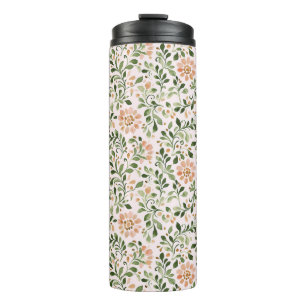 Roze Mintgroene Vlinder Thermosbeker