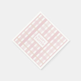 Roze Mix Plaid Servet