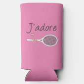 Roze Modern J'adore I Love Tennis (Achterkant)