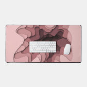 Roze Moderne Abstracte Kantoor antislip Bureaumat (Keyboard & Muis)
