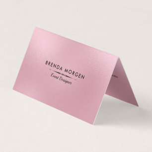 Roze moderne achtergrond visitekaartjes
