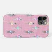 Roze moderne artistieke zwemmers Case-Mate iPhone case (Achterkant (horizontaal))