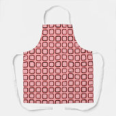 Roze moderne textuur schort (Voorkant)