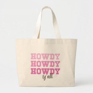 Roze moderne typografie Canvas tas