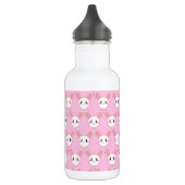 Roze moderne verkoute bunny Rabbit Waterfles (Links)