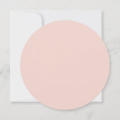 Roze moderne, vette tekst om de datum op te slaan kaart (Achterkant)