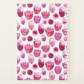 Roze moderne Waterverf Planner (Achterkant)