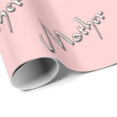 Roze moeder inpakpapier (Rol Hoek)