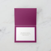 Roze moeder & witte orchideeën bloemenchic Dank je Kaart (Binnen)