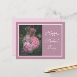 Roze Moederdag Briefkaart