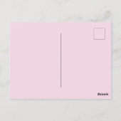 Roze Moederdag Briefkaart (Achterkant)