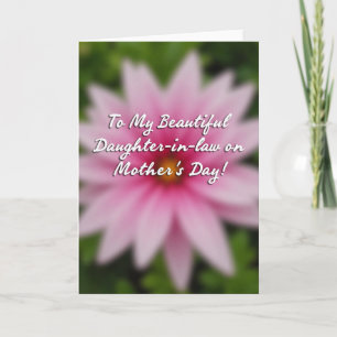 Roze Moederdag Dochterkaart Kaart