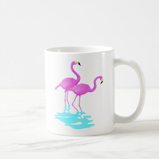 Roze Mok Flamingo (Rechts)
