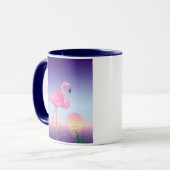 Roze Mok Flamingo (Voorkant links)