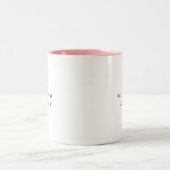 Roze Mok met twee tonen, 11 oz, aangepaste naam ve (Center)