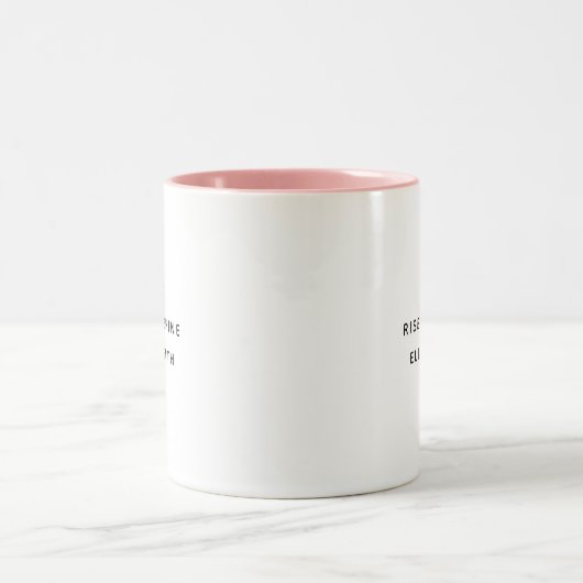 Roze Mok met twee tonen, 11 oz, aangepaste naam ve (Center)