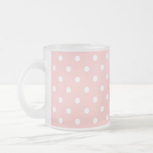 Roze Mok met witte pooldots (Links)