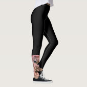 Roze Moluccan Cockatau Leggings (Rechts)
