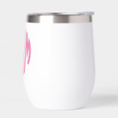 Roze MOM Cirkel Monogram Stijl (Links)