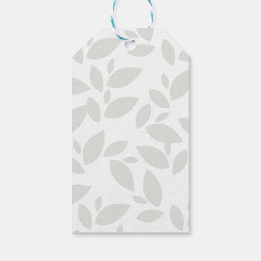 Roze Monkey Gift Label Cadeaulabel (Achterkant)