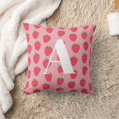 Roze Monogram Babykamer Kussen (Deken)