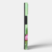 Roze Monogram Custom Bloemen Botanische Pioenen Case-Mate iPhone Case (Achterkant / Rechts)