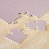  roze monogram en Jouw naam script bevestigen Legpuzzel (Zijkant)