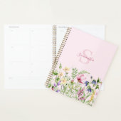 Roze Monogram Floral Planner (Display)