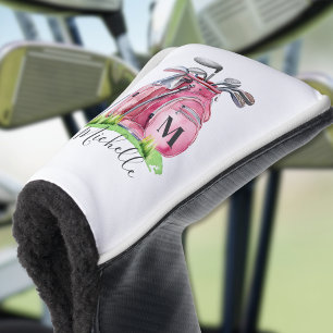 Roze Monogram Golfheadcover