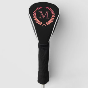 Roze monogram golfheadcover