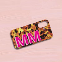 Roze Monogram Schildpadmotief