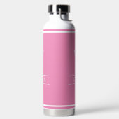 Roze Monogram Waterfles (Links)