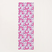 Roze monogrammed Volleyball Yogamat (Achterkant)