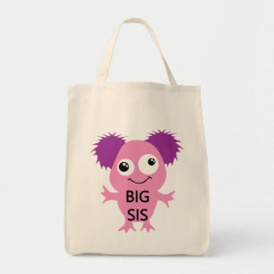 Roze Monster Big Sister Tote Bag