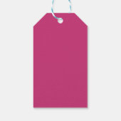Roze Monster Gift Label Cadeaulabel (Achterkant)