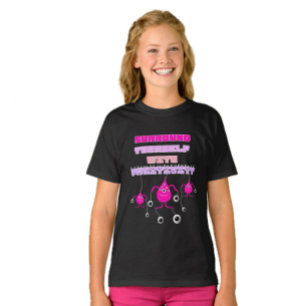 Roze monsters t-shirt